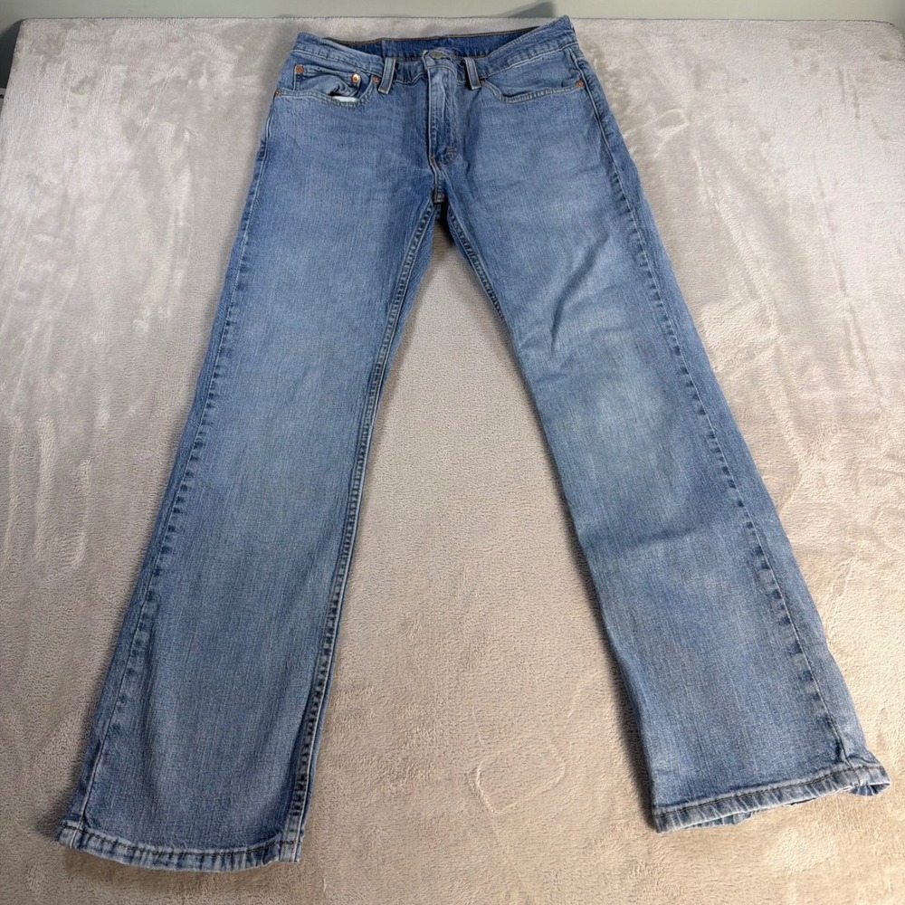 Levi's 527 Slim Bootcut Jeans Mens 31x30 Light Wash Denim Casual Classic Pants